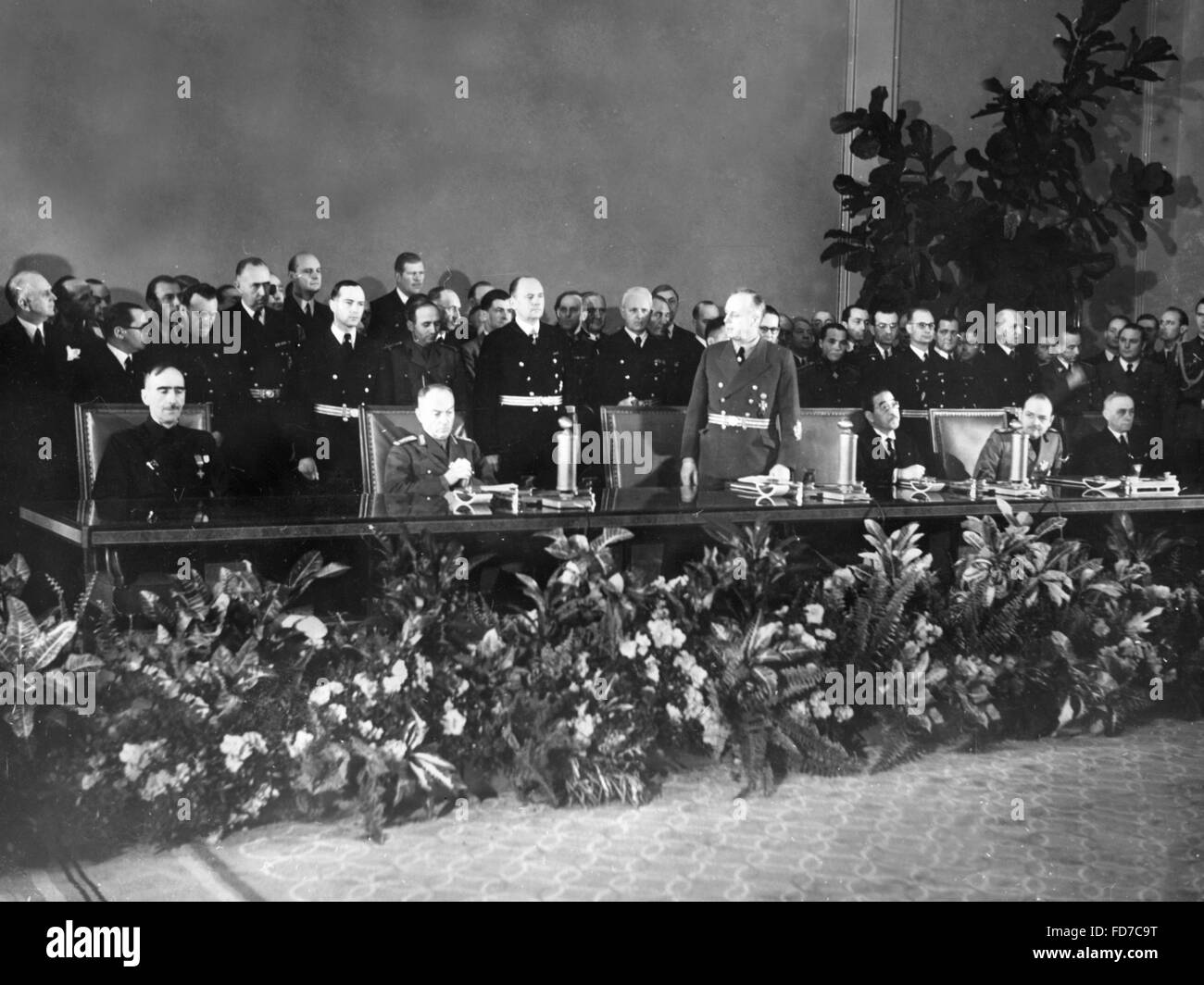 Romania joins the Tripartite Pact, 23.11.1940 Stock Photo