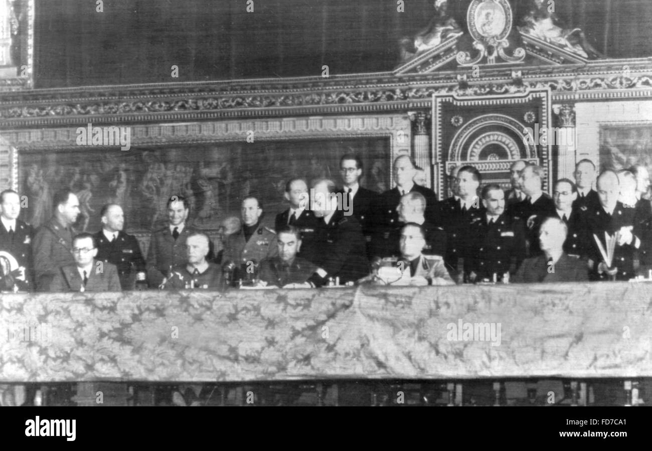 Croatia joins the Tripartite Pact, 1941 Stock Photo