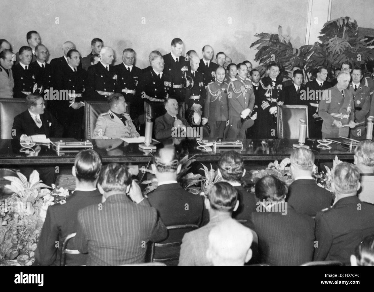 Three-Power Pact, 27.09.1940 Stock Photo