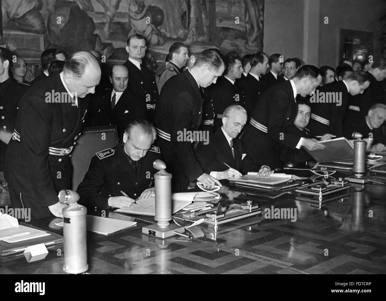 Extension of the Anti-Comintern Pact in Berlin, 1941 Stock Photo - Alamy