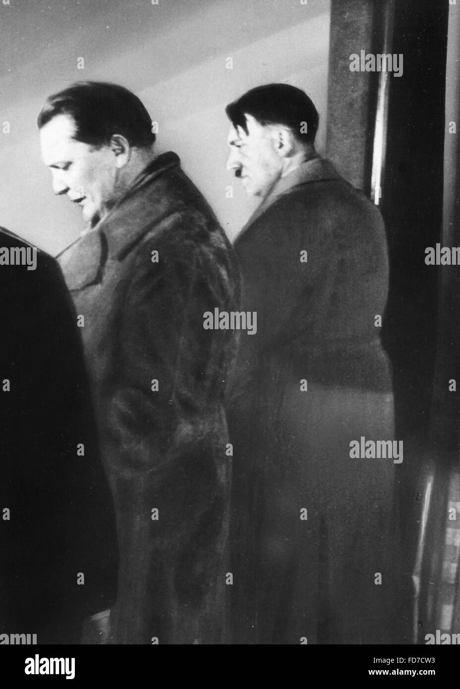 Adolf Hitler and Hermann Goering, 1933 Stock Photo