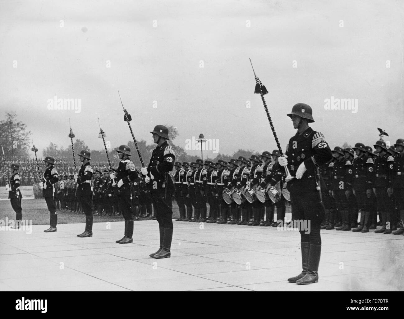 SS marching bands at the Nuremberg Rally 1937 Stock Photo - Alamy