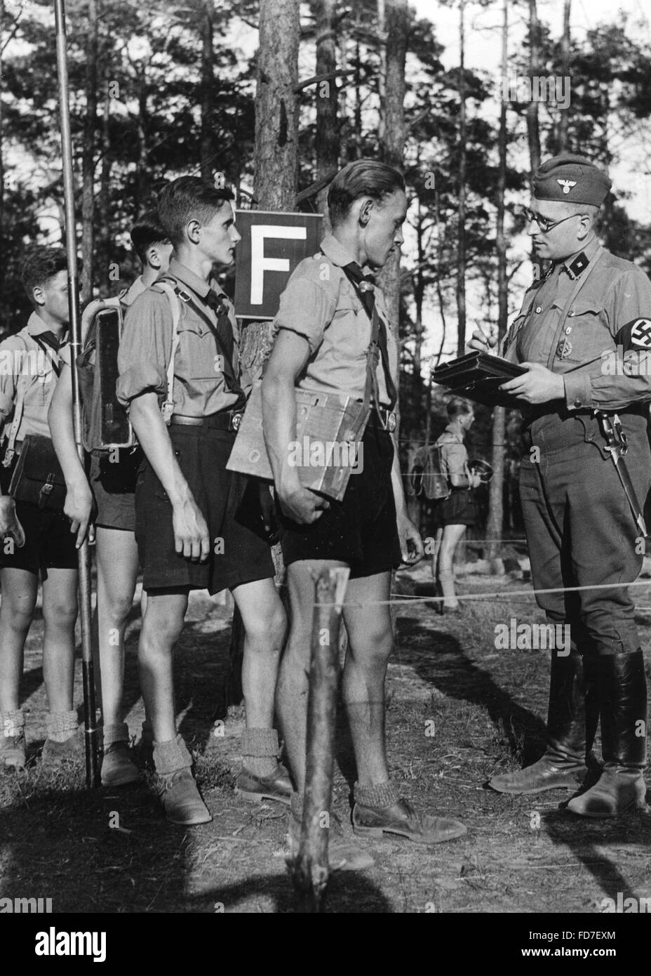Hit Let Camp Summer camp of the hitler youth hi-res stock photography and images - Alamy