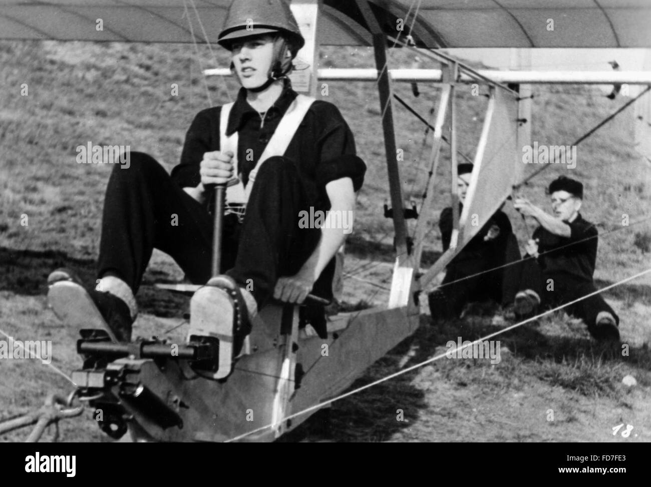Gliding training, 1941 Stock Photo