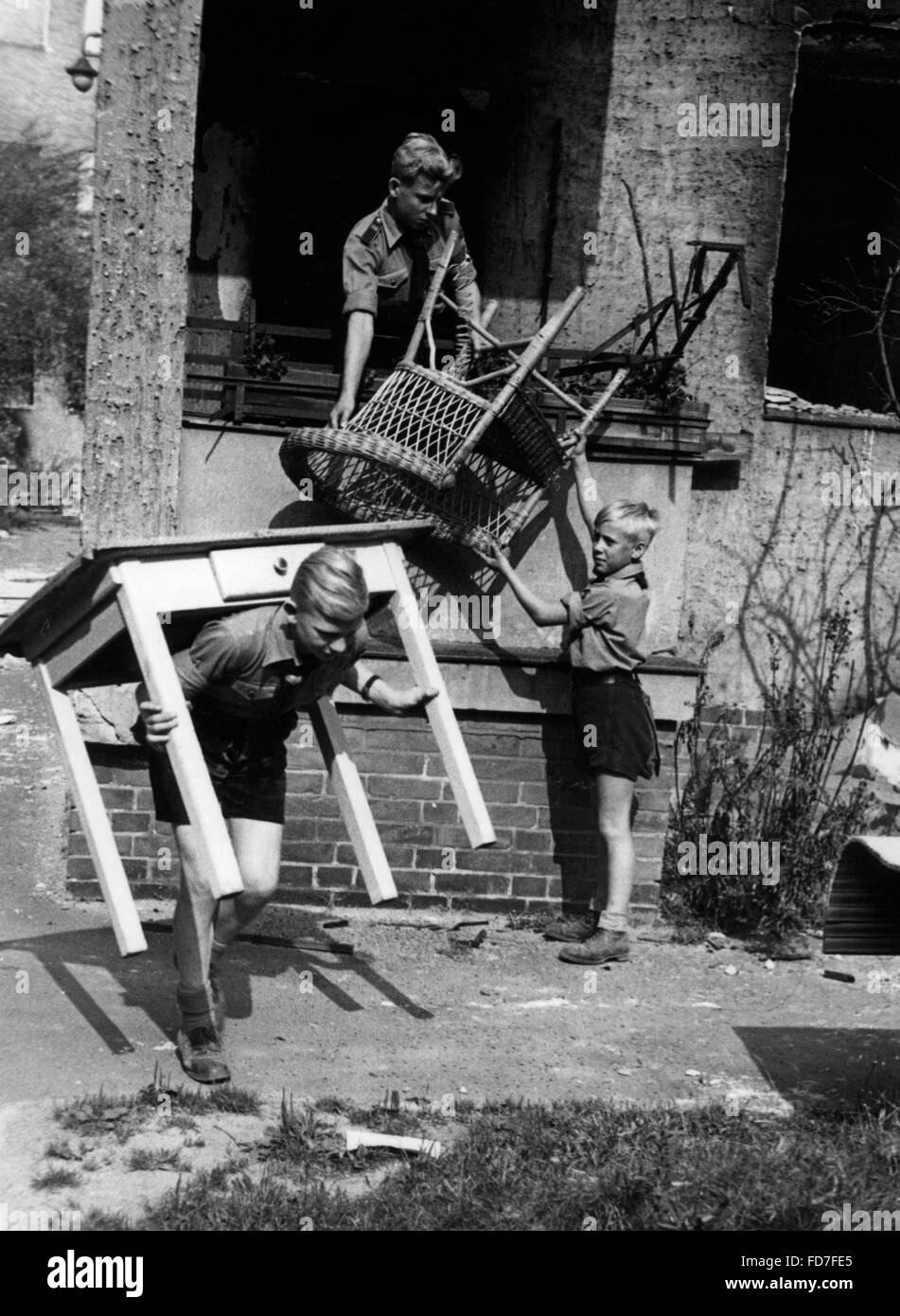 HJmembers salvage furniture, 1943 Stock Photo Alamy