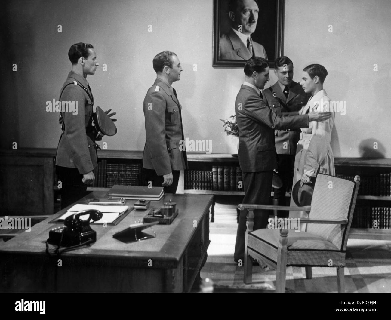 Moviestill from 'Kopf hoch, Johannes!', 1941 Stock Photo