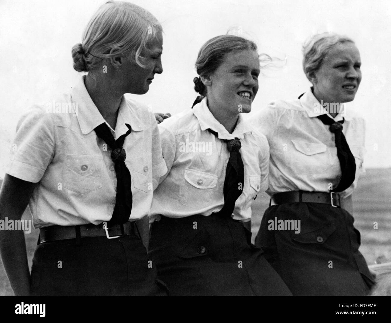 BDM girls, 1930s Stock Photo