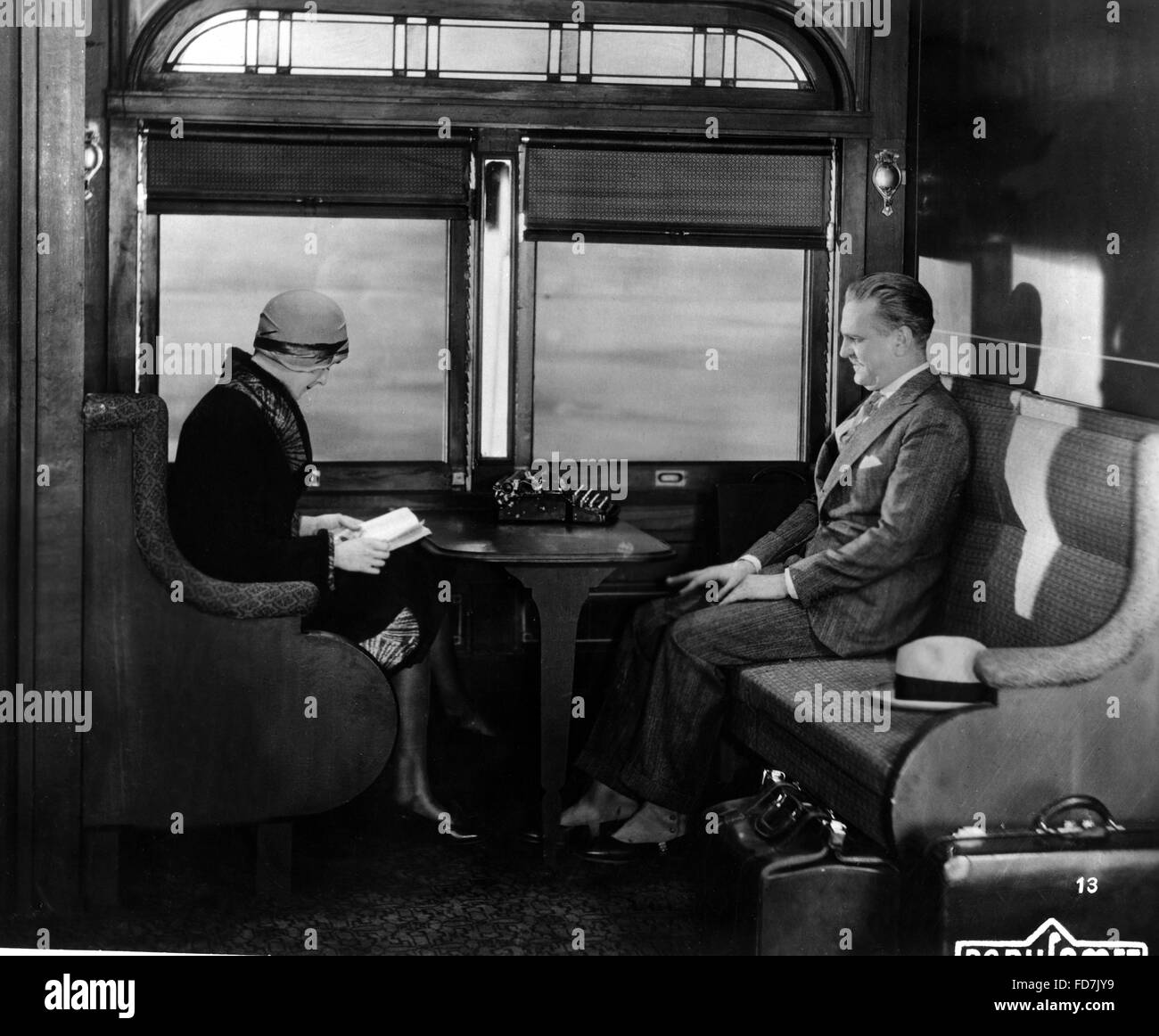 Train compartment in the US Stock Photo Alamy