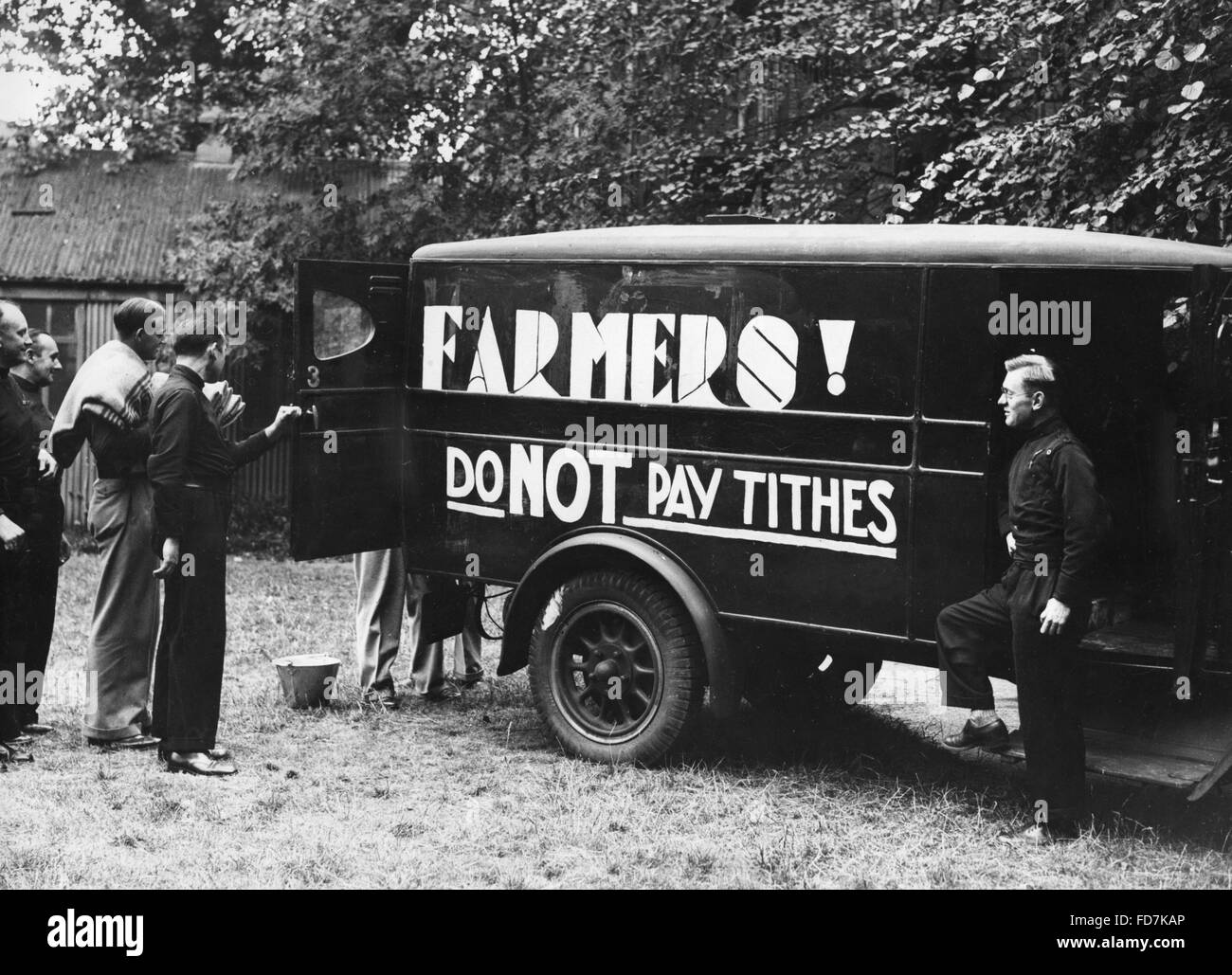 The British Union of Fascists (BUF) formed by Oswald Mosley Stock Photo