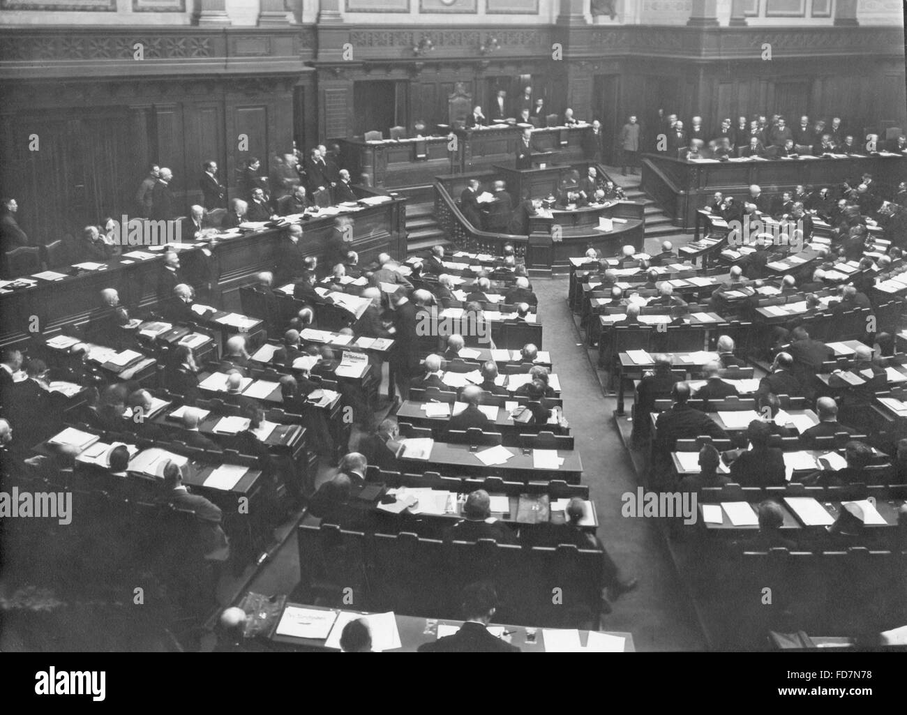 Prussian Landtag, 1919 Stock Photo