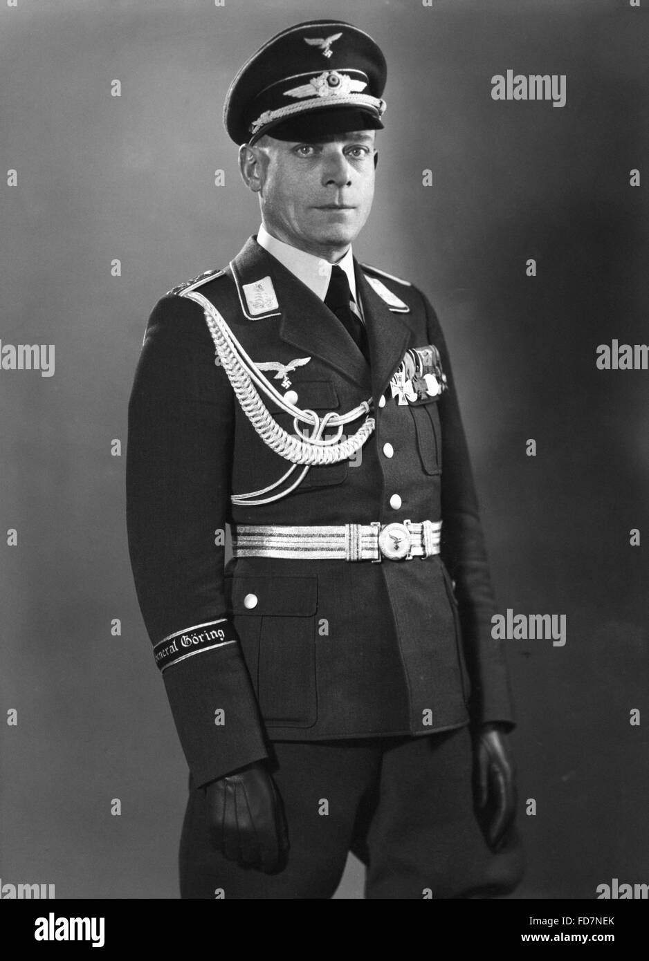 Stabsmusikmeister Haase of the regiment 'General Goering', 1940 Stock Photo