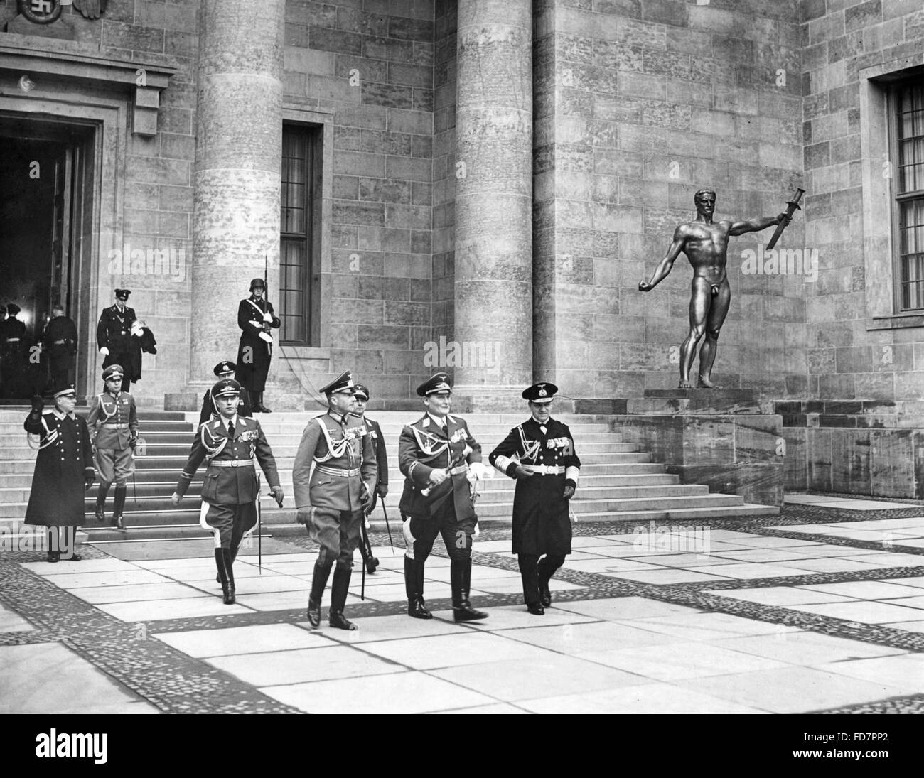 New Year's Reception of the Wehrmacht in the new Reich Chancellery, 1939 Stock Photo
