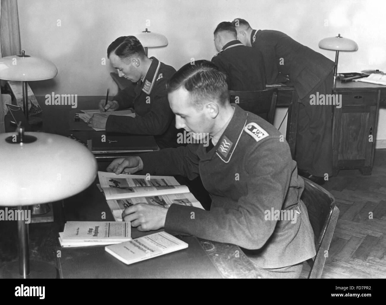 Luftwaffe officers during their training, 1938 Stock Photo