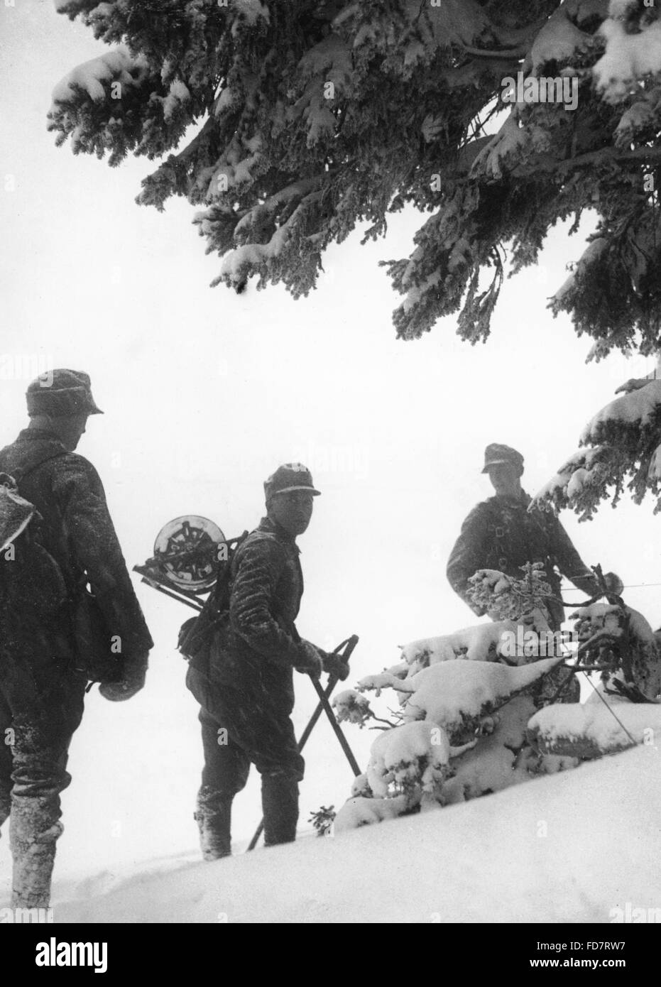 German mountain infantry march hi-res stock photography and images - Alamy