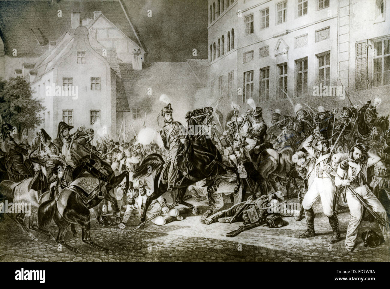 1809: Erhebung der Schillschen Offiziere Stock Photo