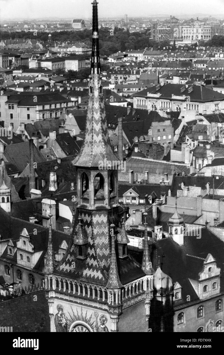 Old town hall in Munich Stock Photo