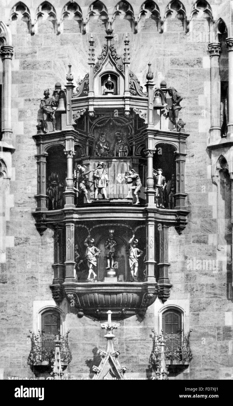 New town hall in Munich Stock Photo