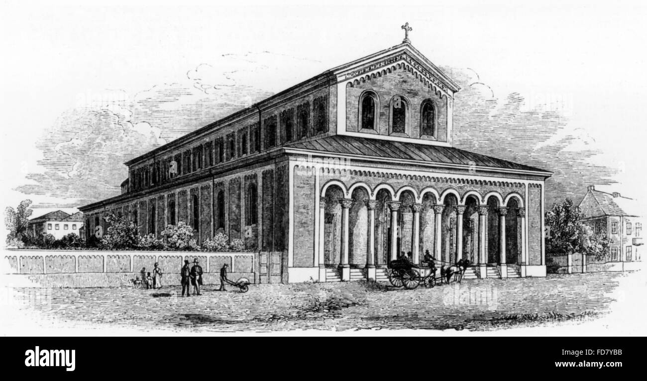 The Abbey of St. Boniface in Munich, 1844