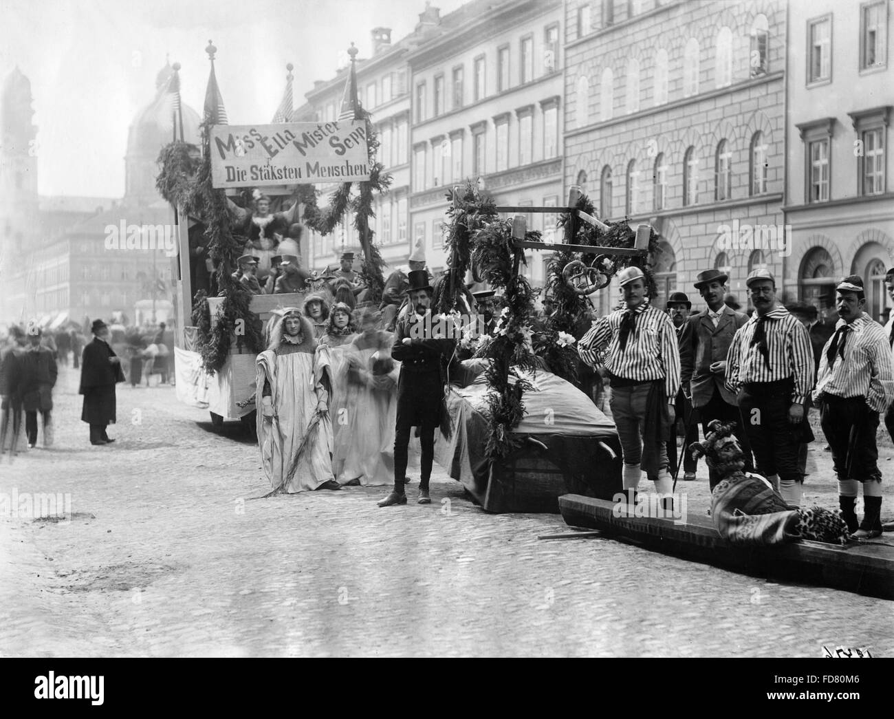 Carnival in Munich, 1900 Stock Photo - Alamy