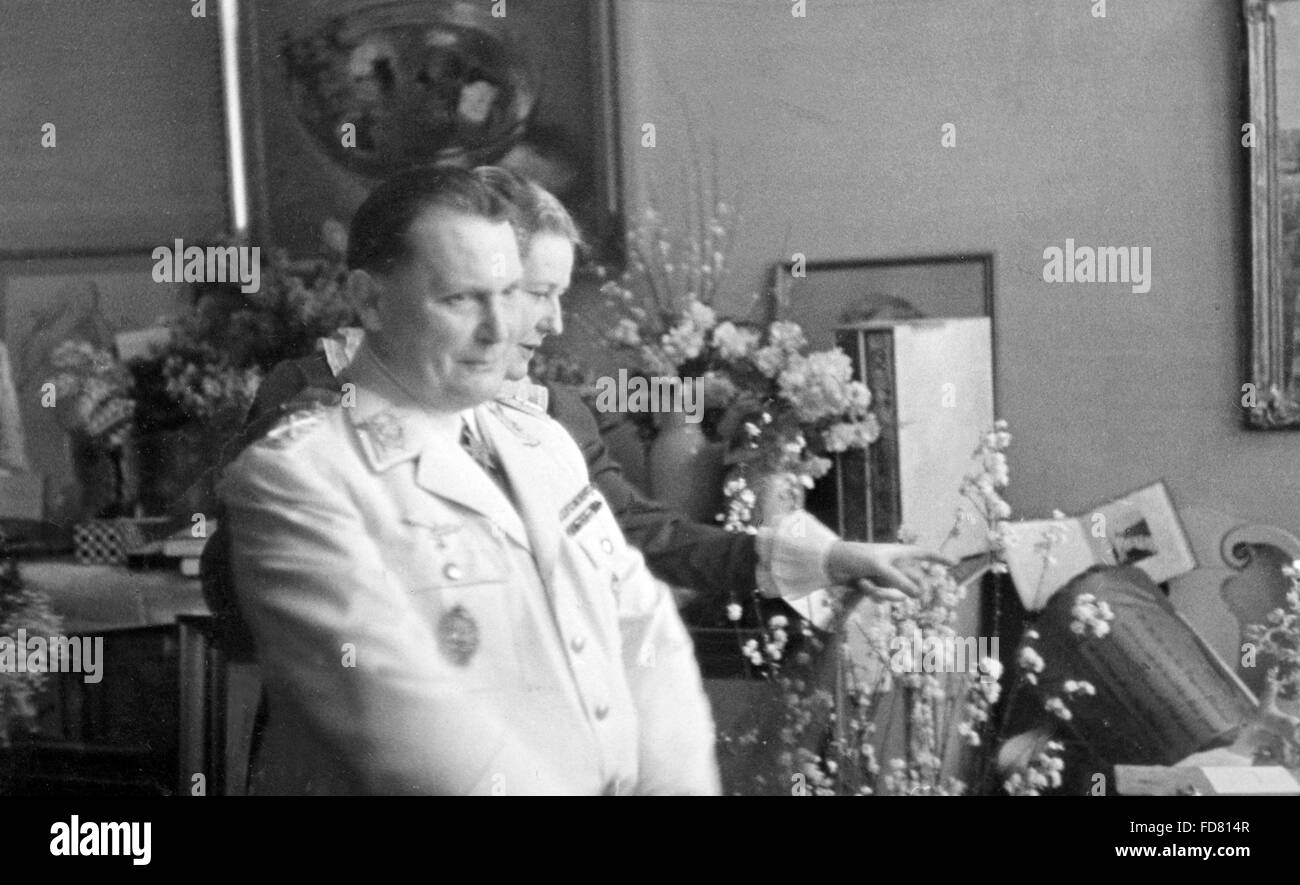 Hermann and Emmy Goering Stock Photo