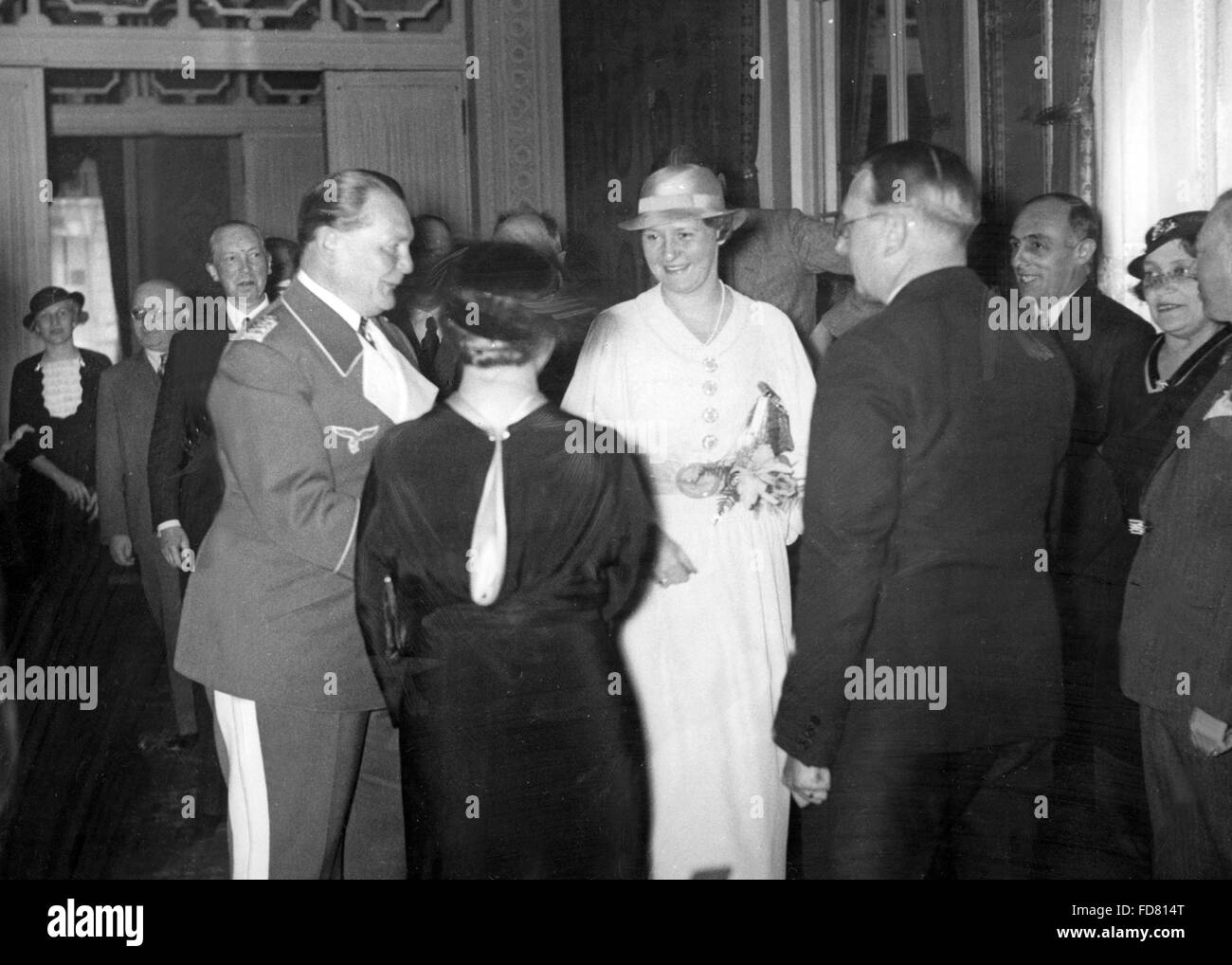 Hermann and Emmy Goering in Berlin, 1935 Stock Photo