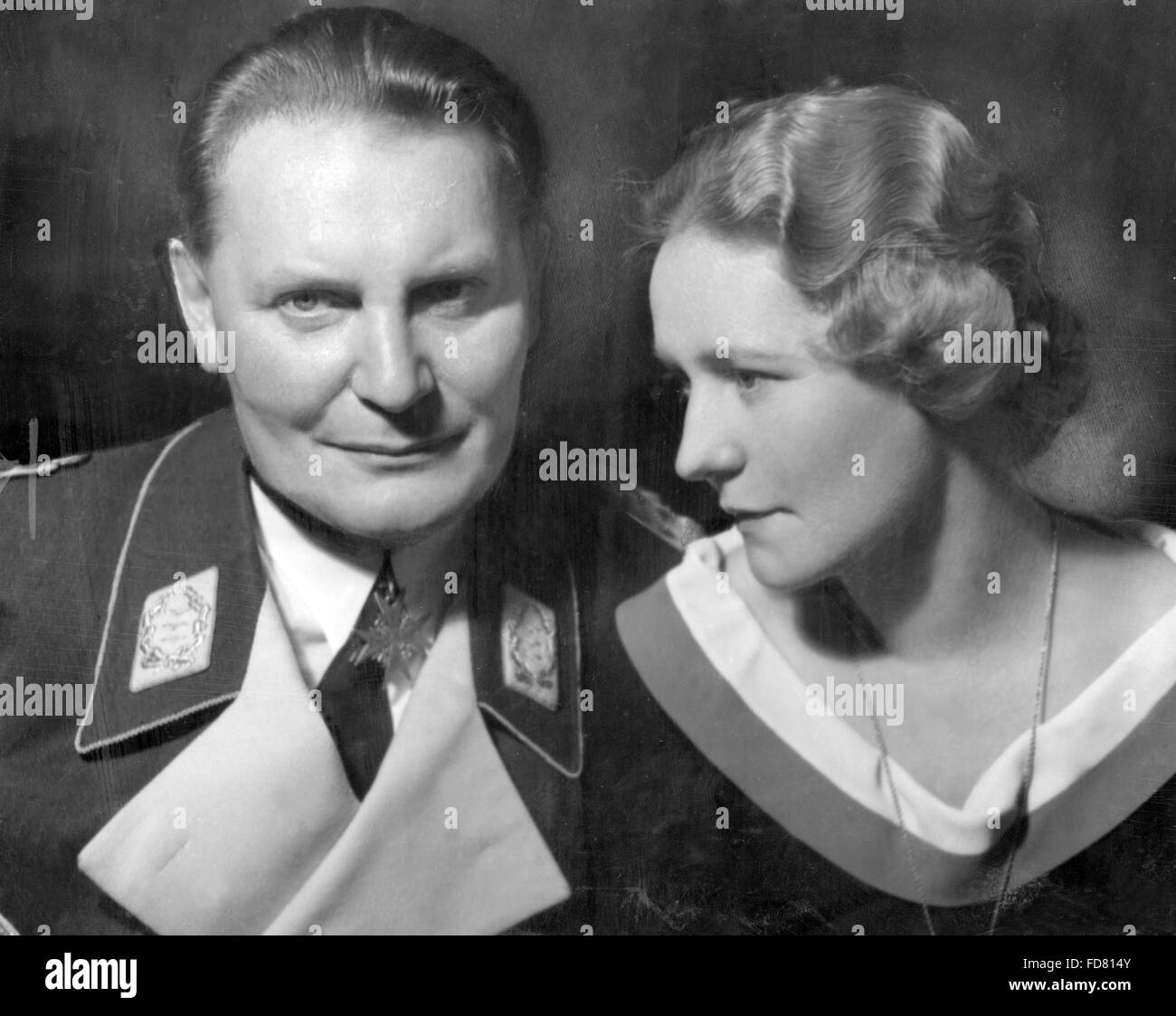 Hermann Goering  and His Wife Emmy, 1938 Stock Photo