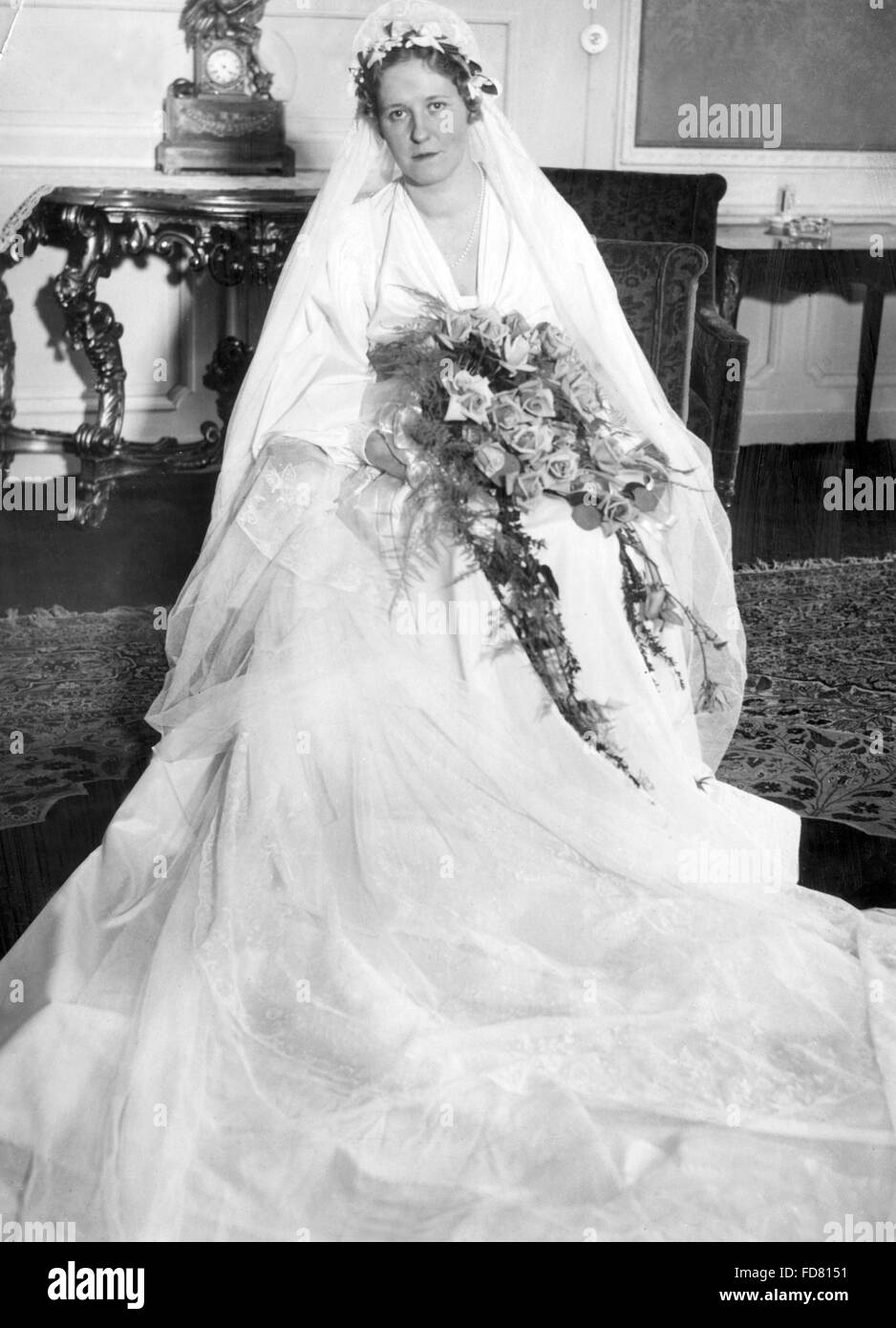 Hermann Goering Wife Emmy Goering, geborene Sonnemann, 1935 Stock Photo