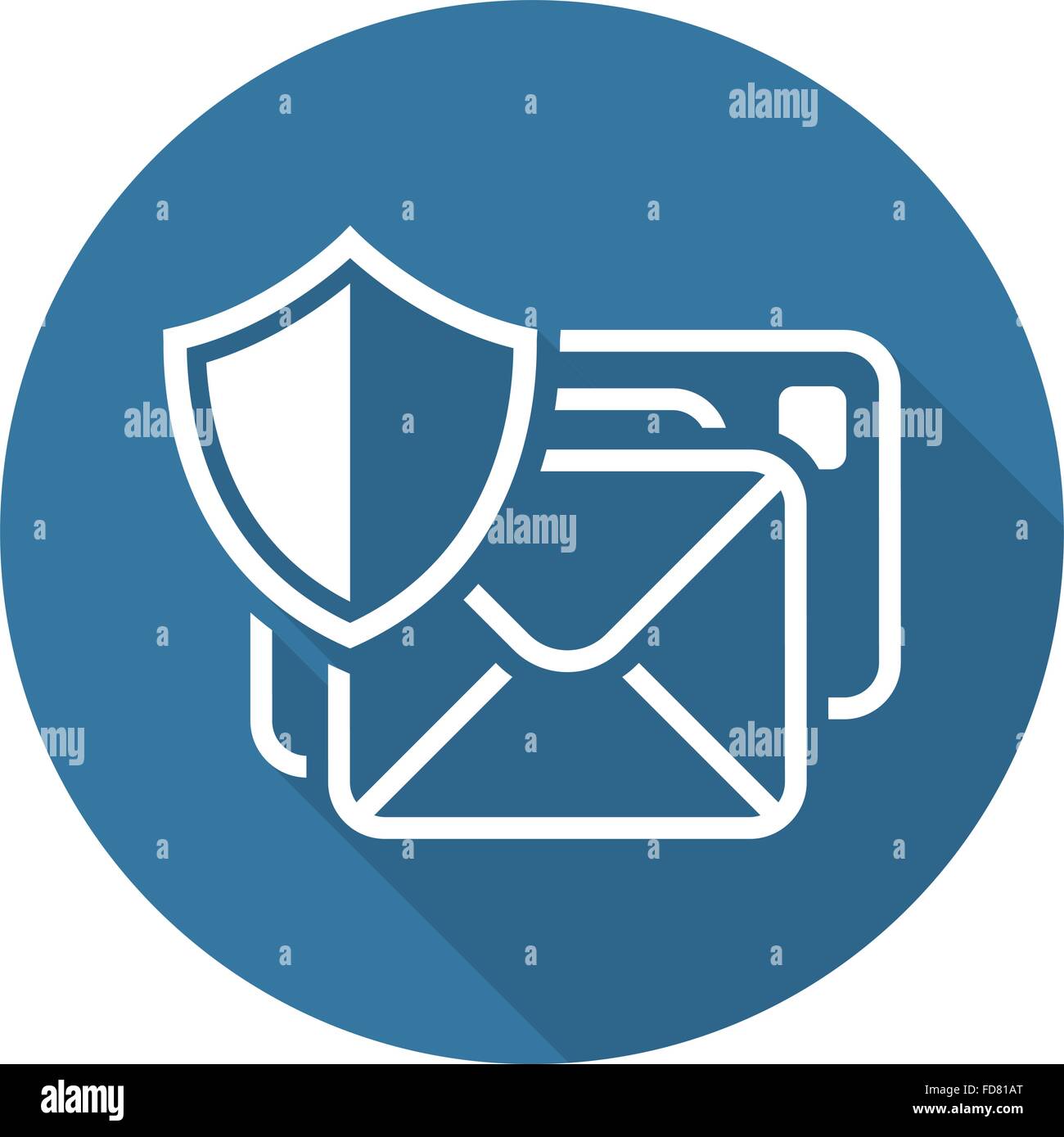 Private Security Icon. Flat Design Stock Vector Image & Art - Alamy