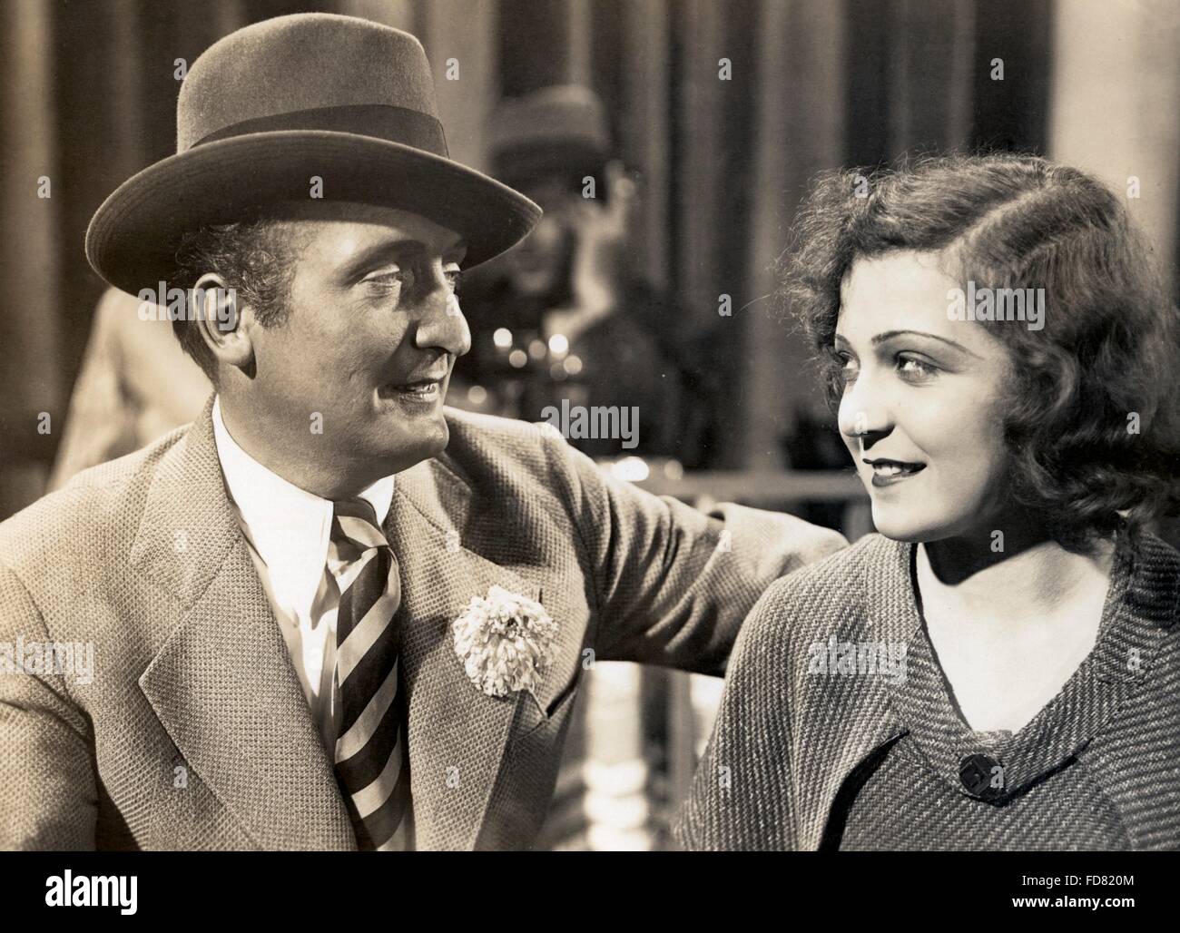 Hans Albers and Marta Eggerth in the film Boom Town, 1931 Stock Photo