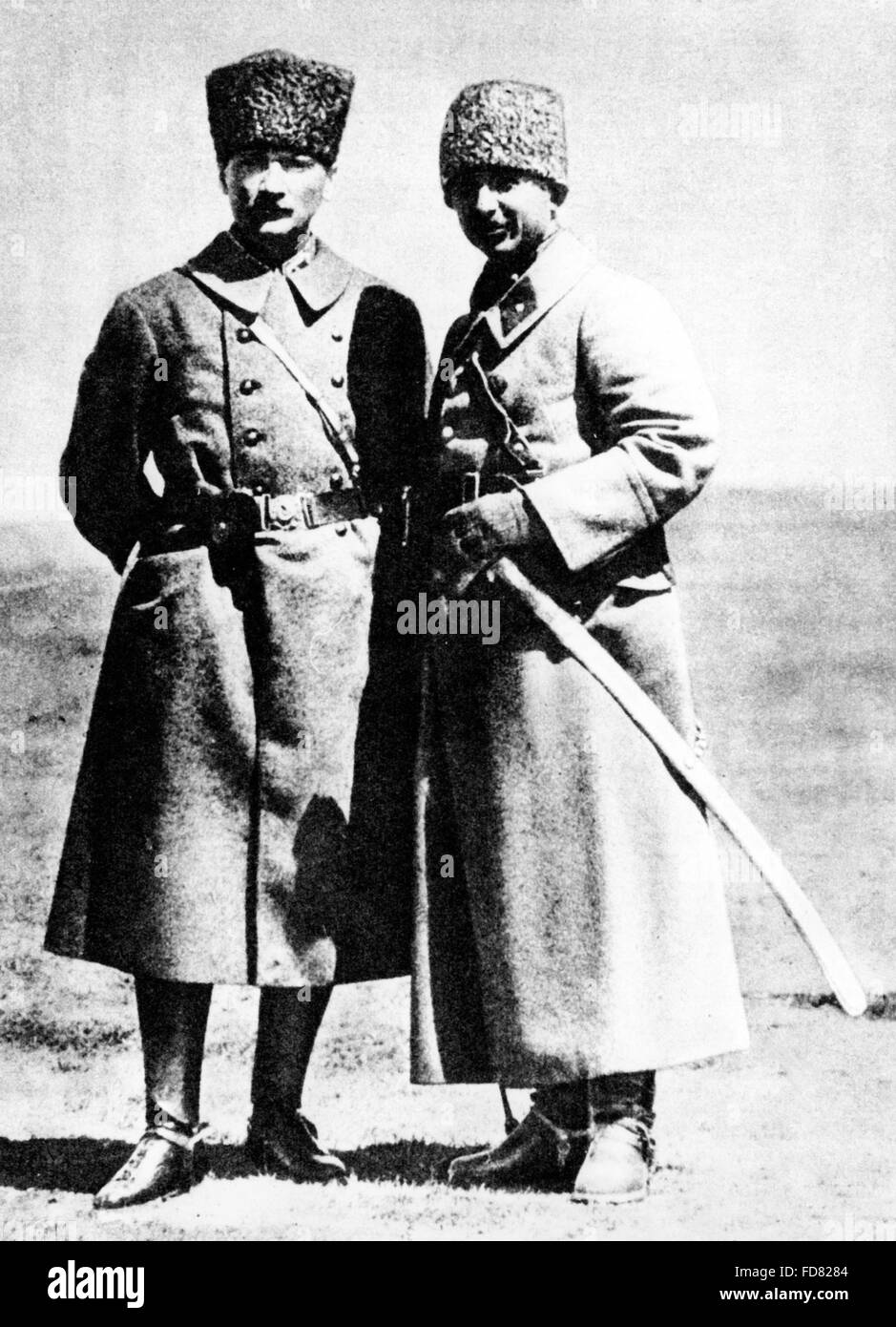 Kemal Atatürk and Ismet Inönü Stock Photo