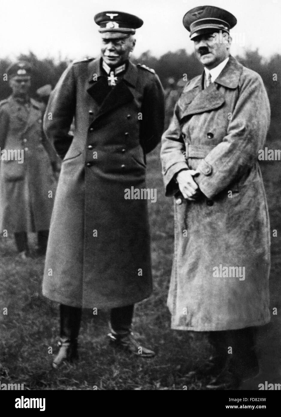 Adolf Hitler and Hans von Seeckt, 1936 Stock Photo