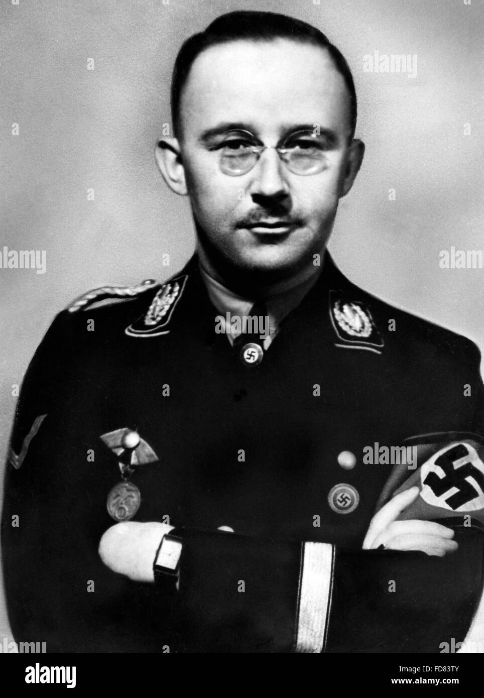 Portrait of Heinrich Himmler, 1939 Stock Photo