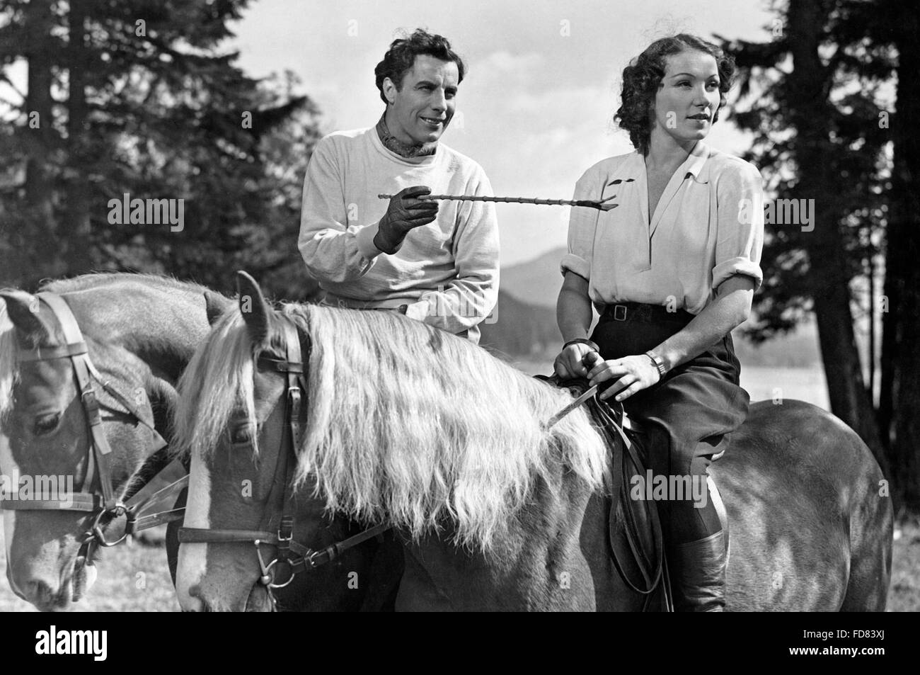 Johannes Heesters with Brigitte Horney, 1941 Stock Photo