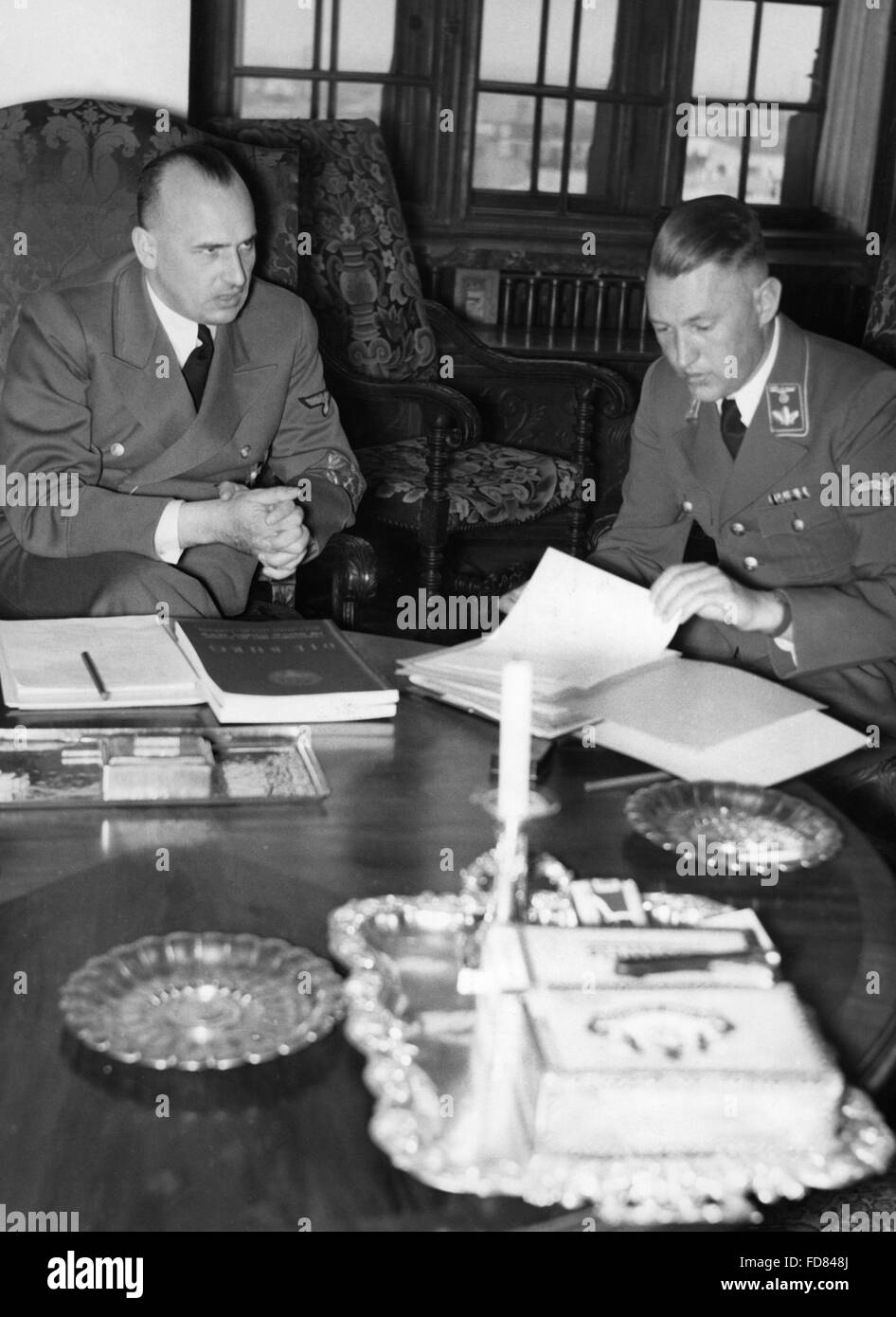 Dr. Hans Frank in Krakow, 1941 Stock Photo