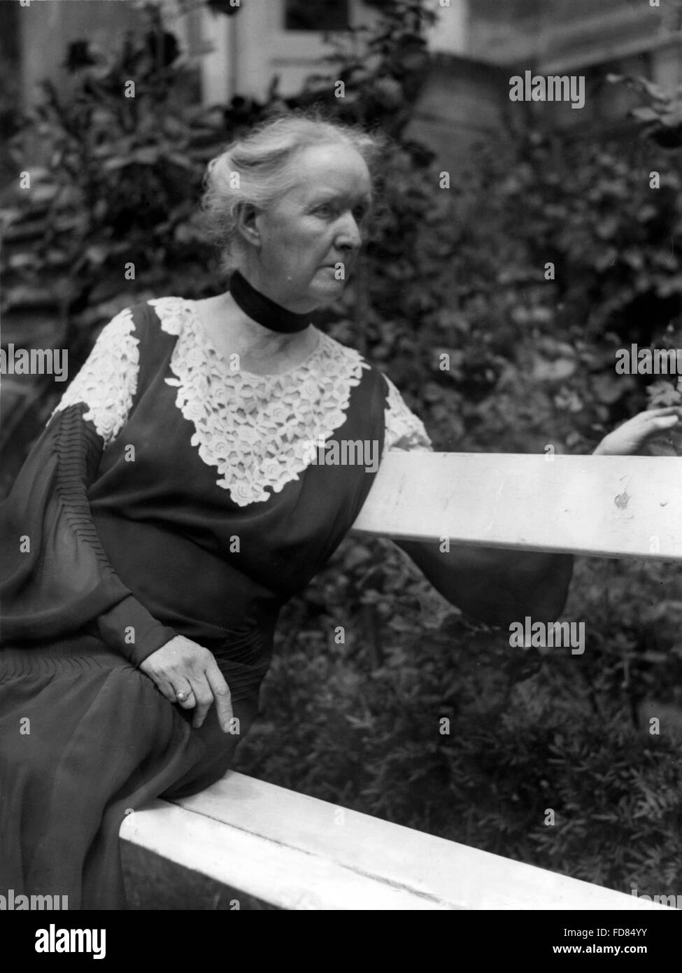 Portrait of Eva Chamberlain-Wagner, 1936 Stock Photo