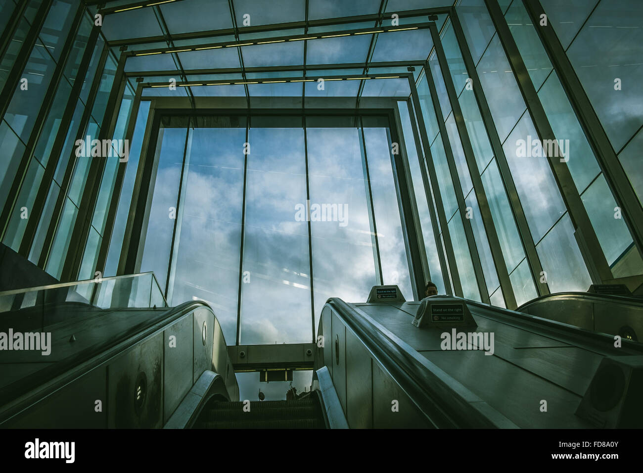 Tottenham Court Road London Underground station exit Stock Photo Alamy