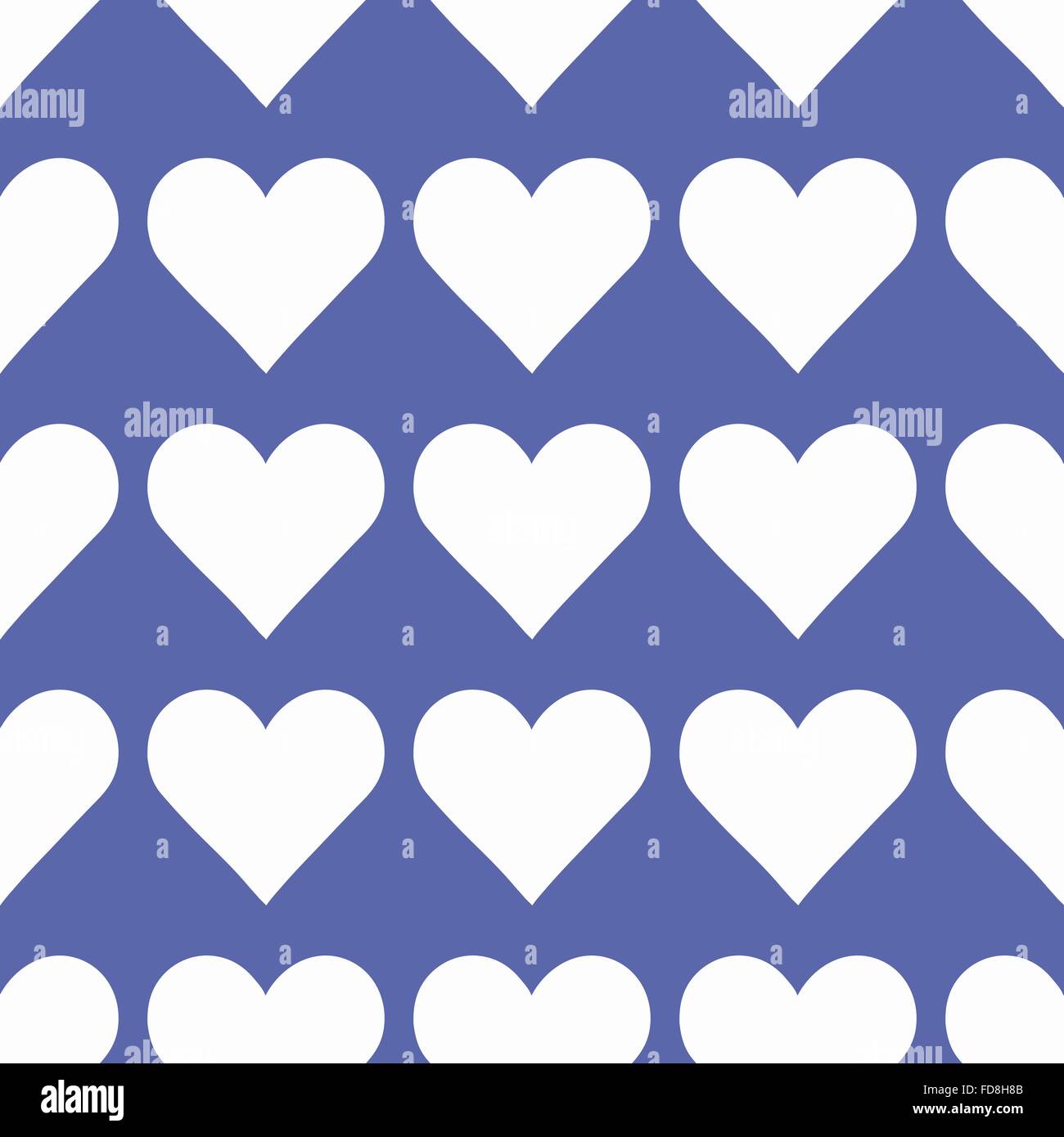 Seamless pattern with white hearts Stock Vector Image & Art - Alamy