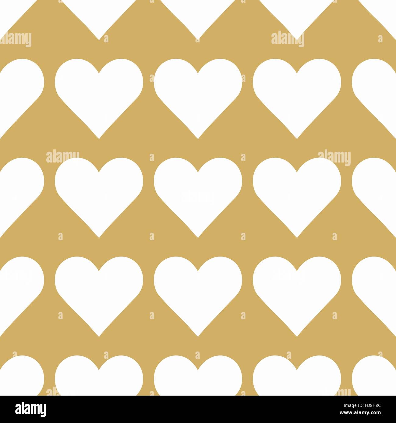 Seamless pattern with white hearts Stock Vector Image & Art - Alamy