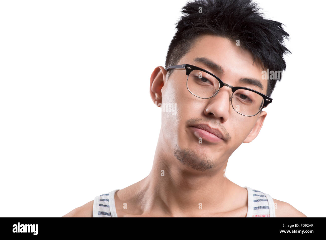 Close up view tired man hi-res stock photography and images - Alamy