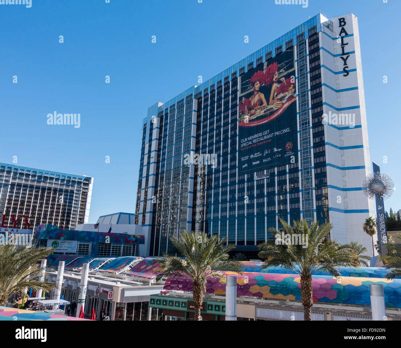 Ballys hotel and casino in Las Vegas, Nevada, USA Stock Photo
