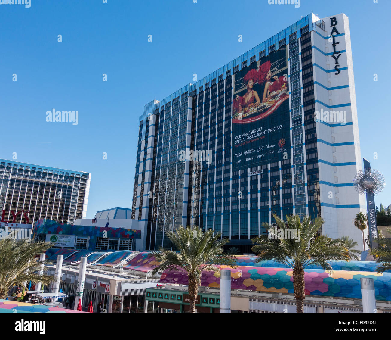 Ballys Hotel Las Vegas - Illuminated and colorful escalators at the Ballys  Hotel and Casino in Las Vegas, Nevada Stock Photo - Alamy