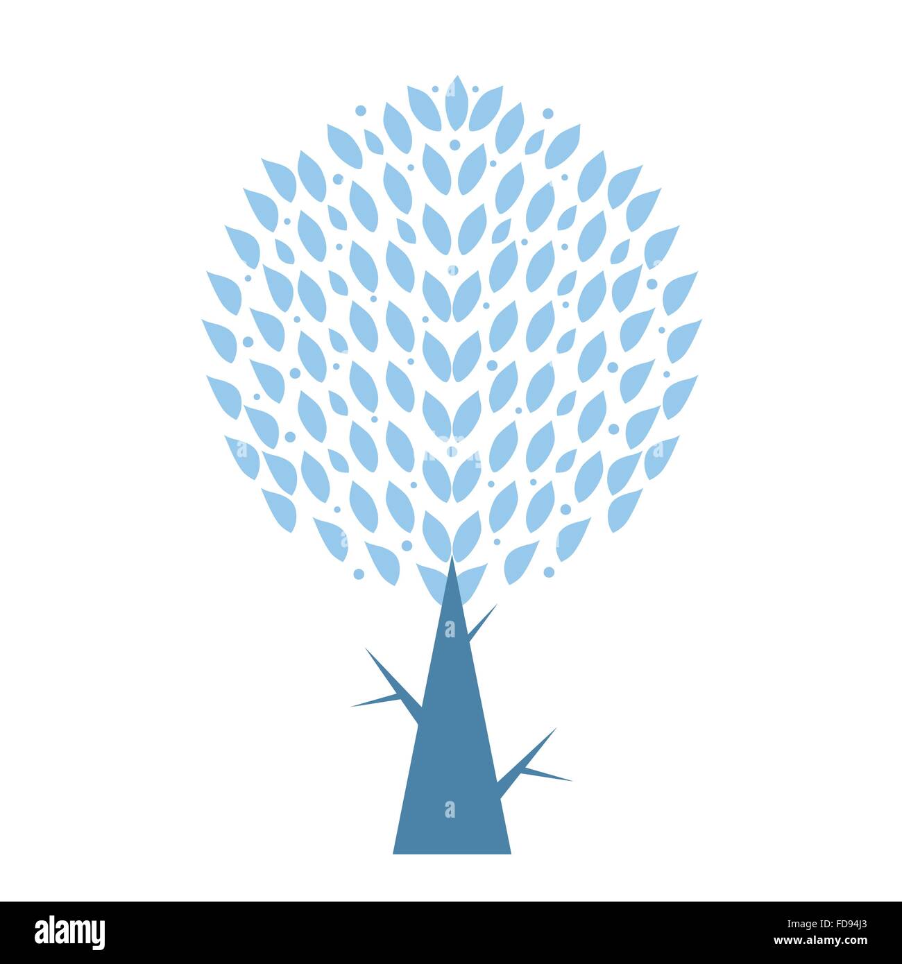 Art tree isolated on white background Stock Vector Image & Art - Alamy