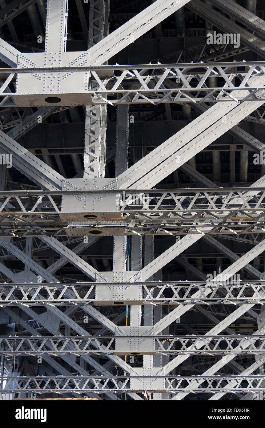 Steel riveted truss bridge hi-res stock photography and images - Alamy