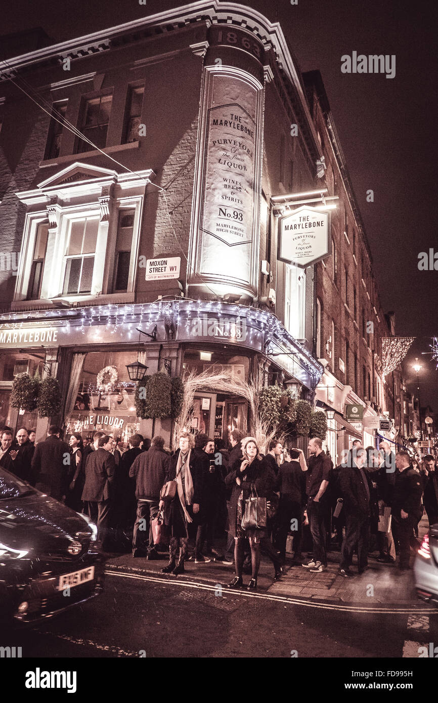 The Marylebone Pub Stock Photo Alamy