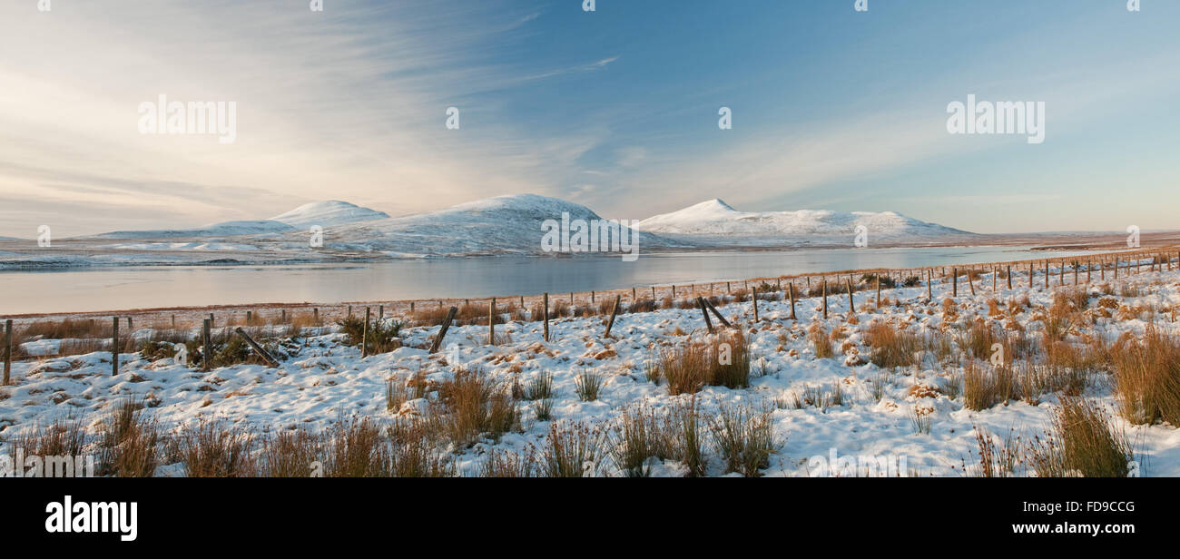 Loch an Ruathair Panoramic Stock Photo