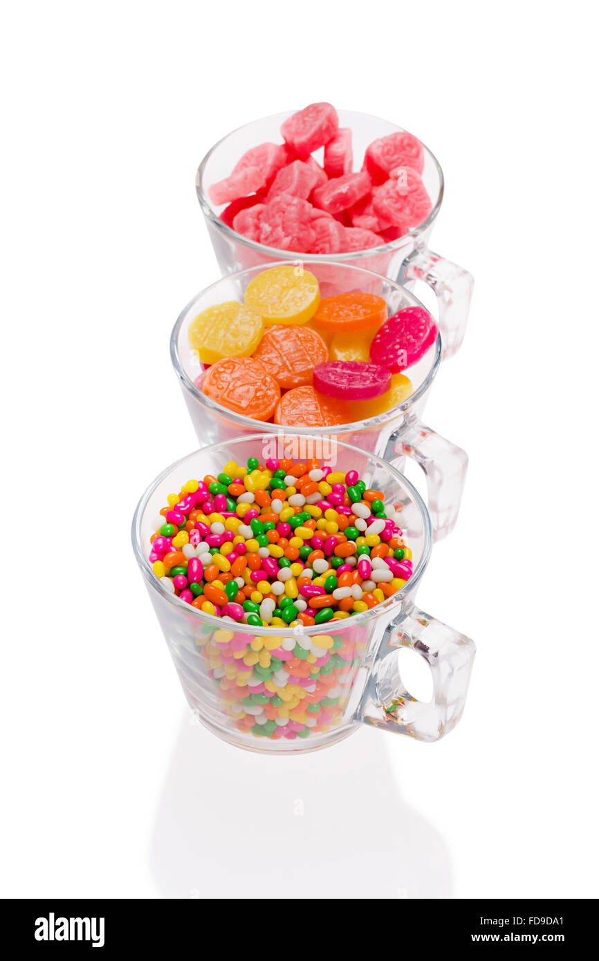 Candy Fennel seed Cup Queue nobody Stock Photo Alamy