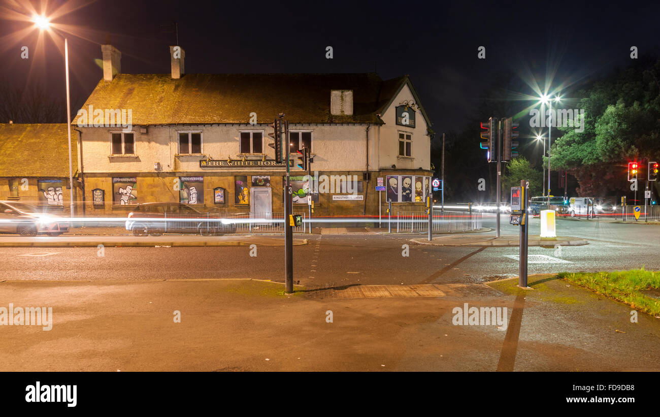 May the horse be with you, Star Wars themed graffiti on the derelict