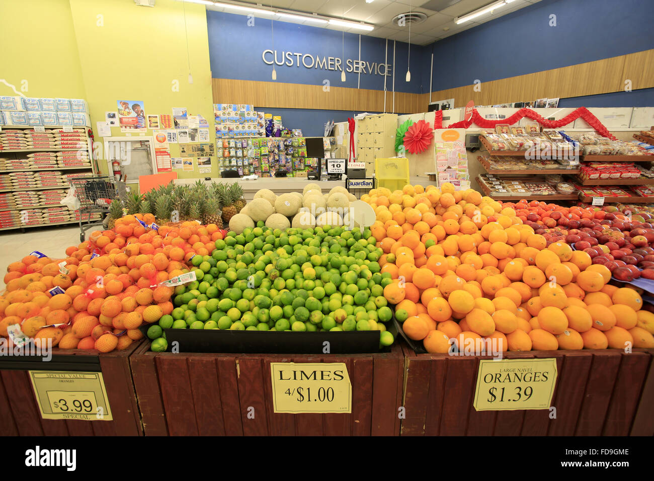 Nassau Supermarket Bahamas North America Stock Photo Alamy