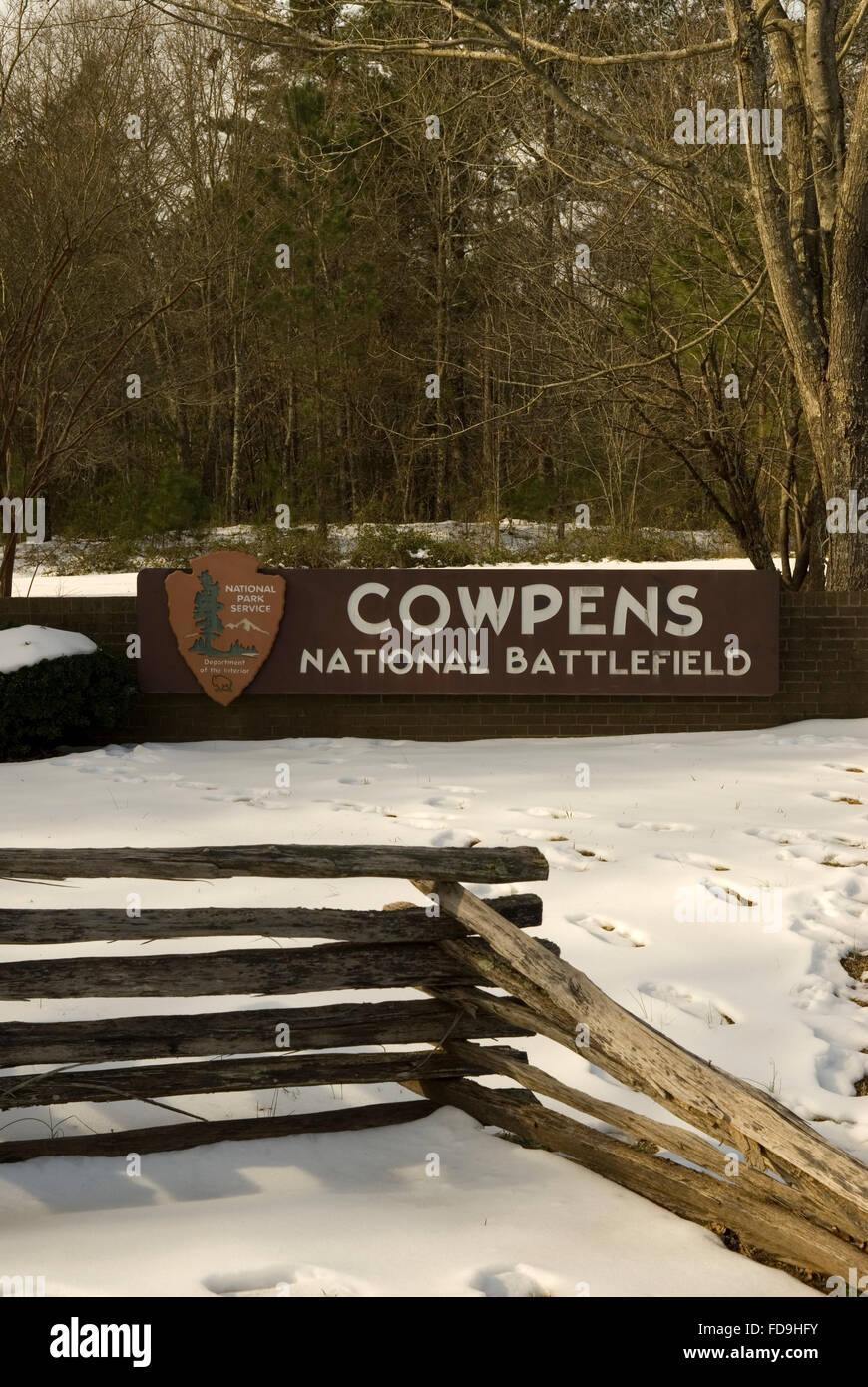 Cowpens National Battlefield  South Carolina USA Stock Photo