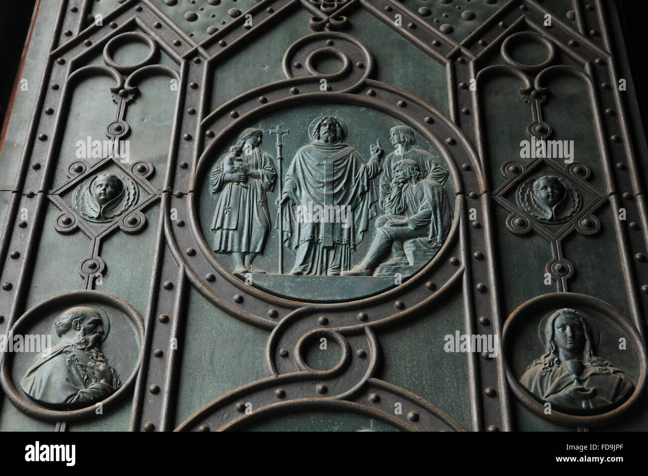 Methodius Preaching Patina on doors hi-res stock photography and images - Alamy